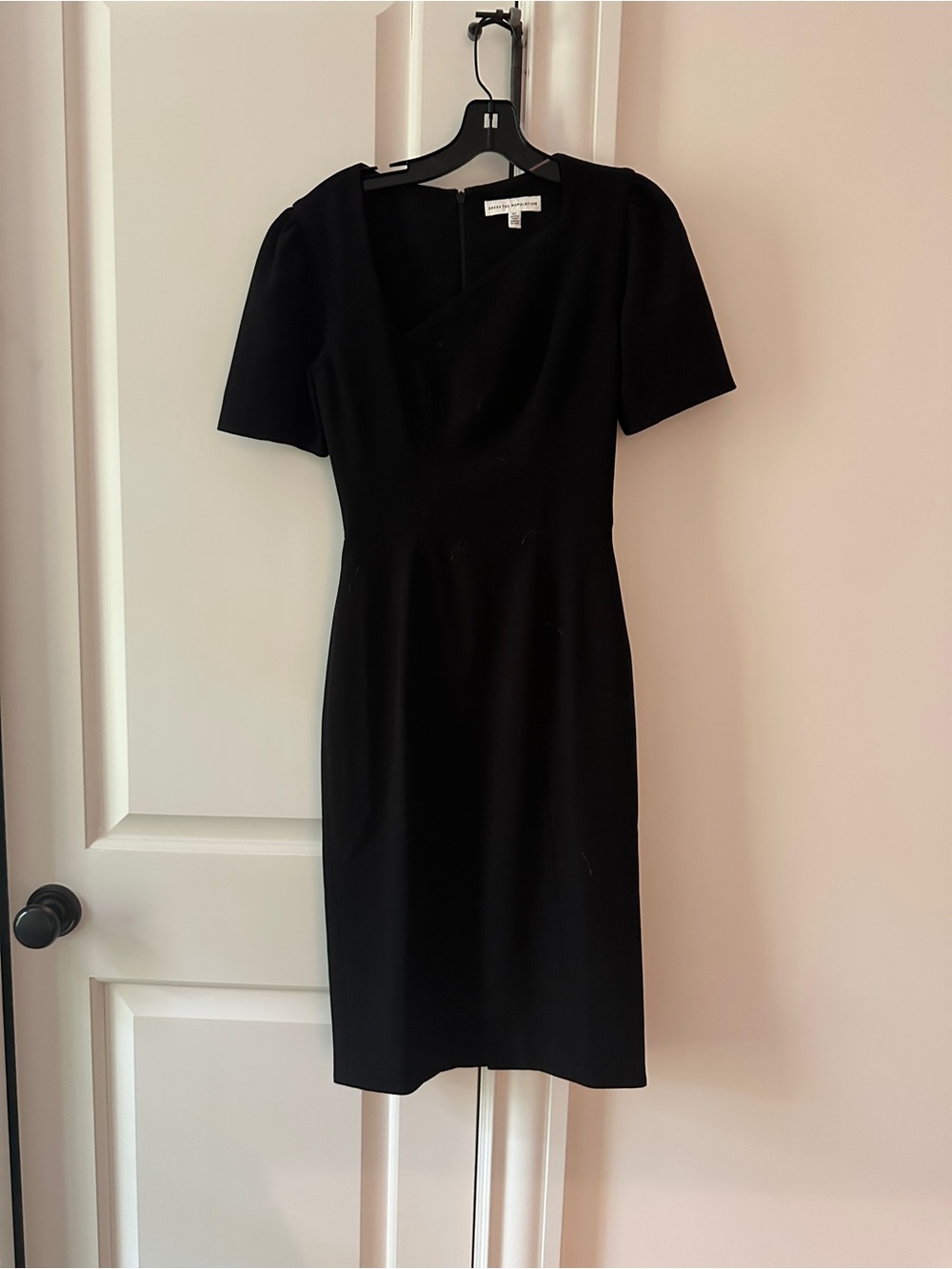 Dress the Population Black Midi Sheath Dress